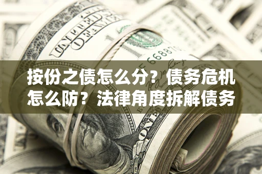 武汉按份之债怎么分？债务危机怎么防？法律角度拆解债务分配与风险自保指南