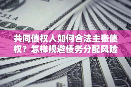 武汉共同债权人如何合法主张债权？怎样规避债务分配风险？
