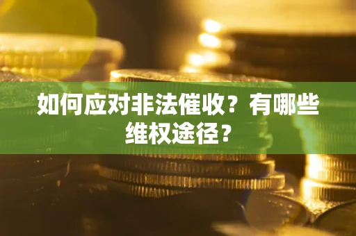 武汉如何应对非法催收？有哪些维权途径？