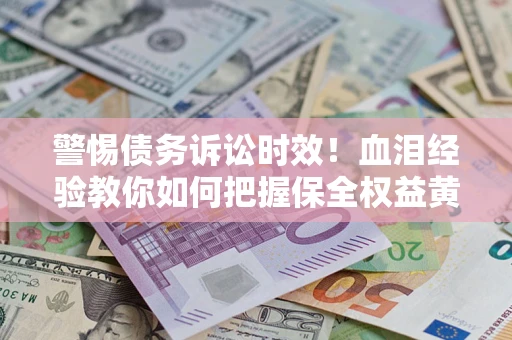 武汉警惕债务诉讼时效！血泪经验教你如何把握保全权益黄金期