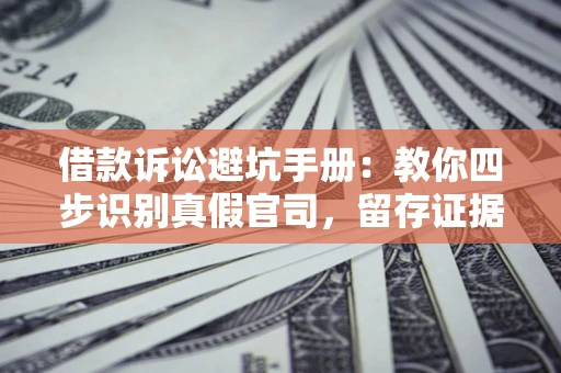 武汉借款诉讼避坑手册：教你四步识别真假官司，留存证据不踩雷