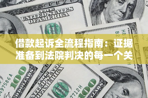 武汉借款起诉全流程指南：证据准备到法院判决的每一个关键步骤
