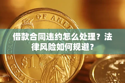 武汉借款合同违约怎么处理？法律风险如何规避？