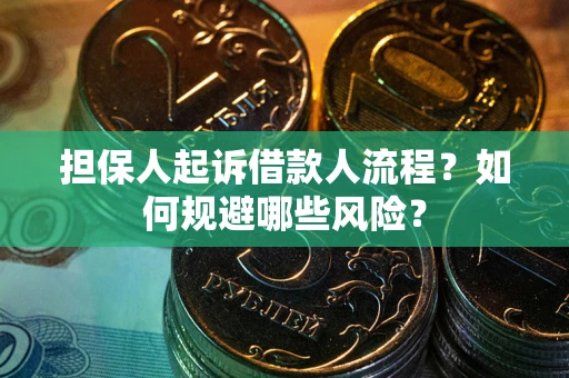 武汉担保人起诉借款人流程？如何规避哪些风险？