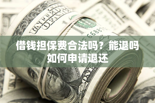 武汉借钱担保费合法吗？能退吗如何申请退还