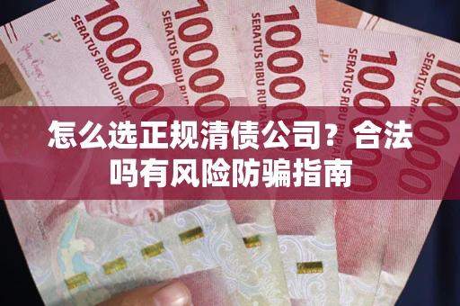 武汉怎么选正规清债公司？合法吗有风险防骗指南